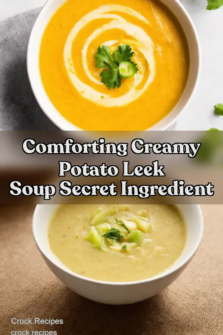 Comforting Creamy Potato Leek Soup Secret Ingredient