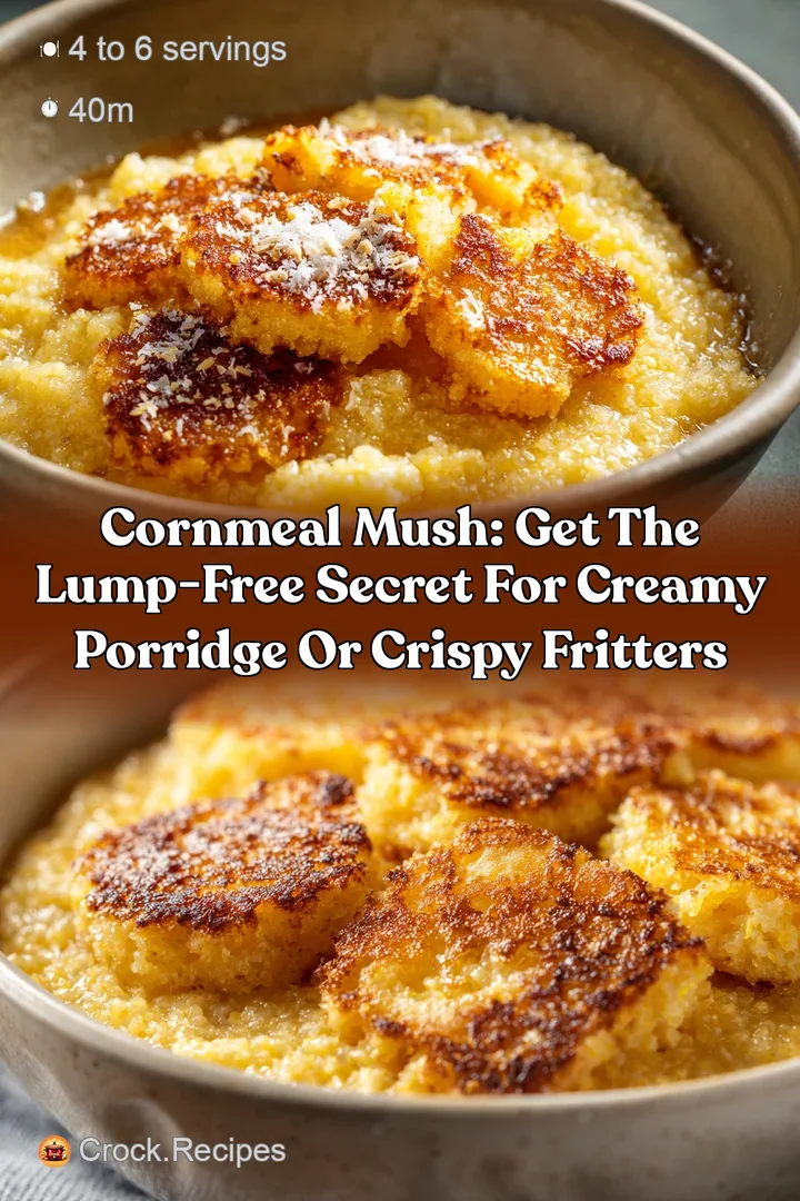 Cornmeal Mush: Get the Lump-Free Secret for Creamy Porridge or Crispy Fritters