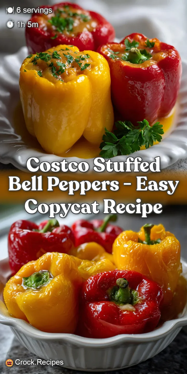 Costco Stuffed Bell Peppers - Easy Copycat Recipe