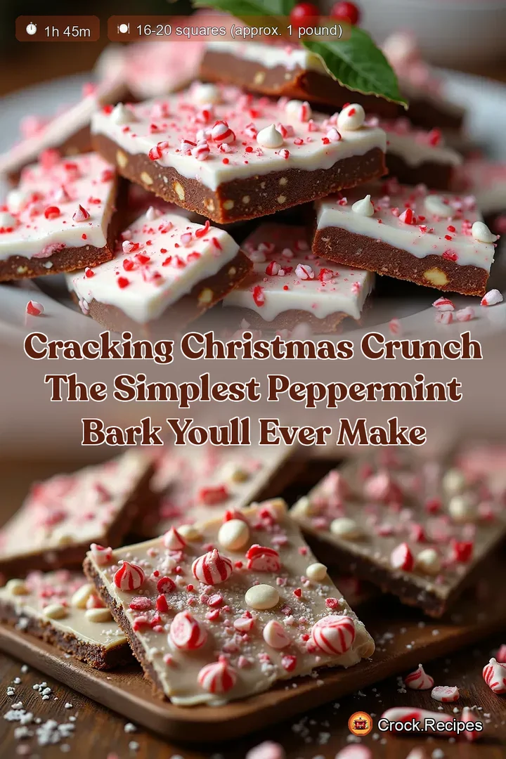 Cracking Christmas Crunch The Simplest Peppermint Bark Youll Ever Make
