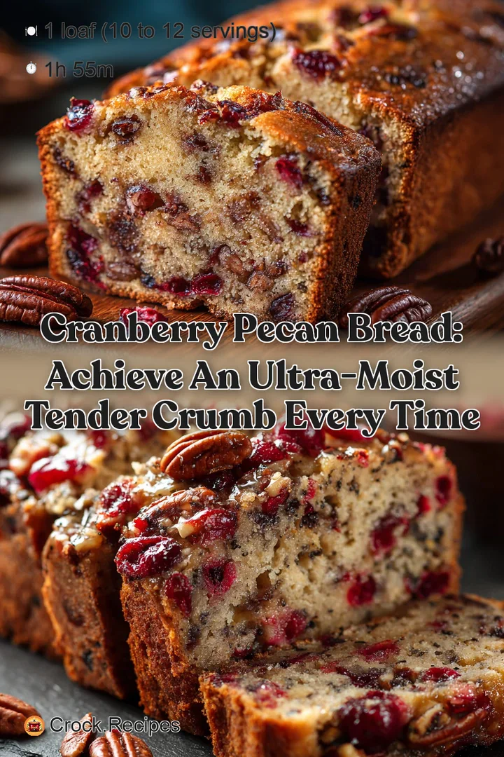 Cranberry Pecan Bread: Achieve an Ultra-Moist Tender Crumb Every Time