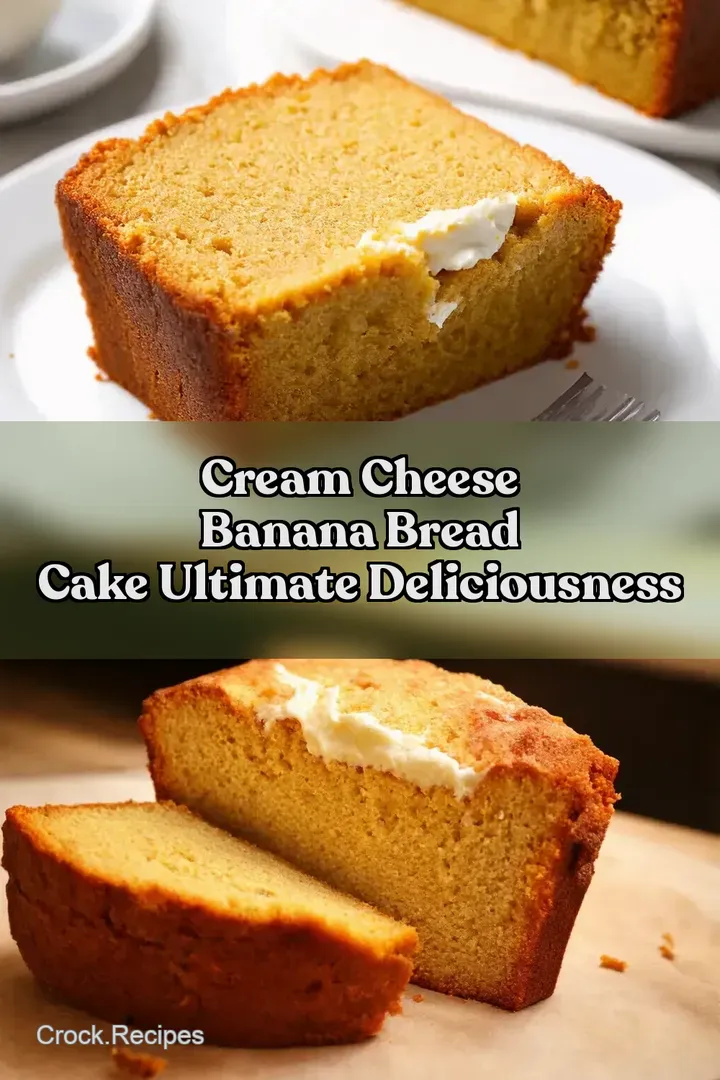 Cream Cheese Banana Bread Cake Ultimate Deliciousness