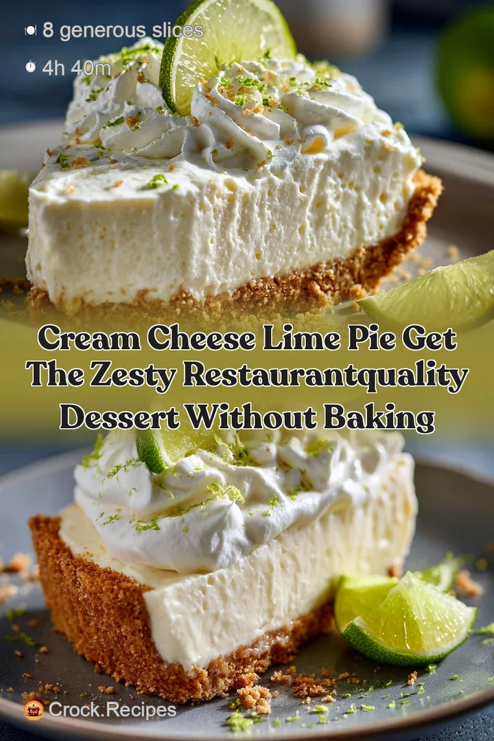 Cream Cheese Lime Pie Get the Zesty RestaurantQuality Dessert Without Baking