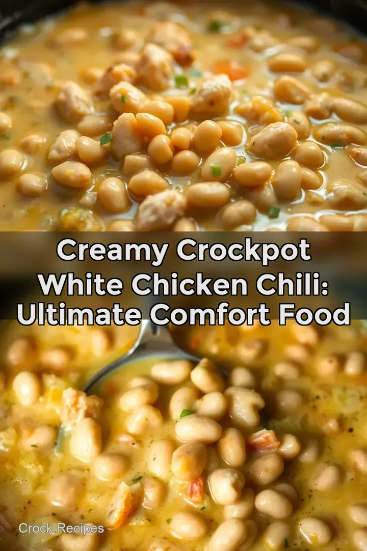 Creamy Crockpot White Chicken Chili: Ultimate Comfort Food