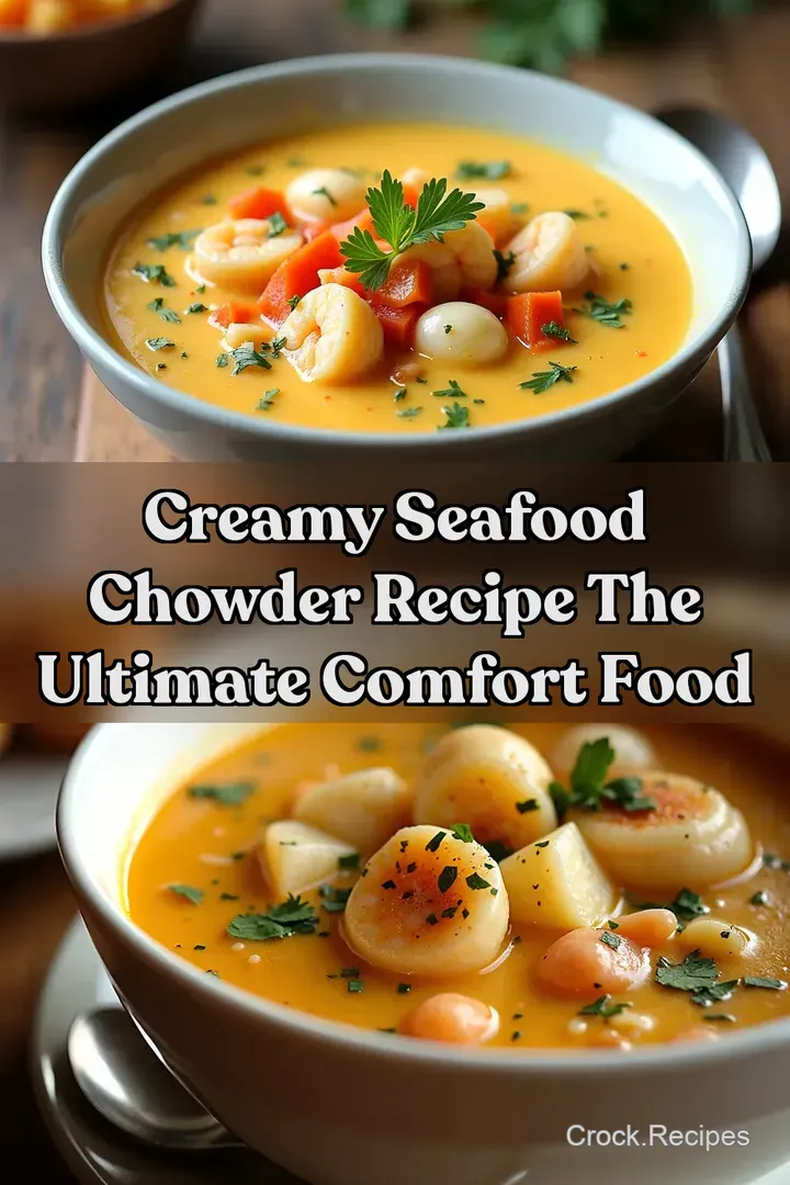Creamy Seafood Chowder Recipe The Ultimate Comfort Food