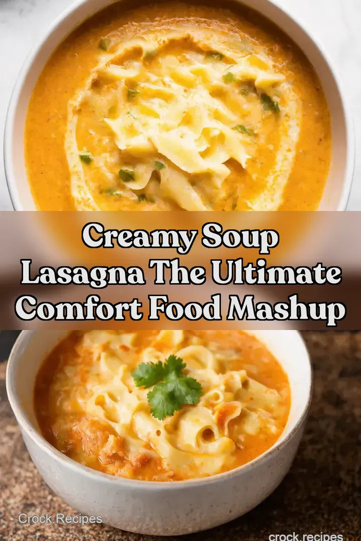 Creamy Soup Lasagna The Ultimate Comfort Food Mashup