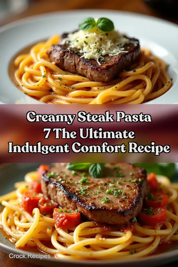 Creamy Steak Pasta 7 The Ultimate Indulgent Comfort Recipe