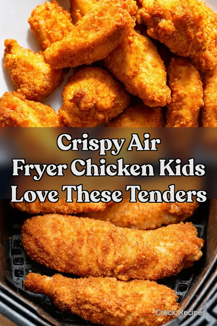 Crispy Air Fryer Chicken Kids Love These Tenders