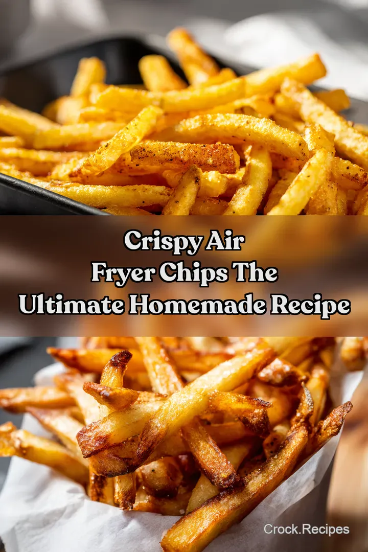 Crispy Air Fryer Chips The Ultimate Homemade Recipe
