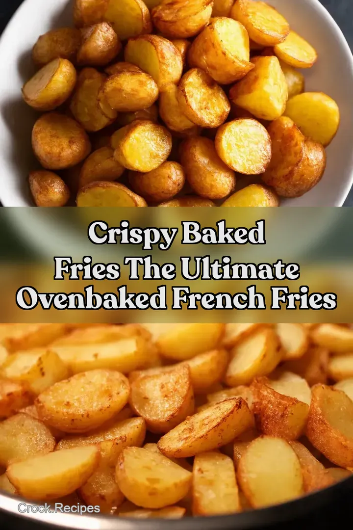 Crispy Baked Fries The ULTIMATE OvenBaked French Fries