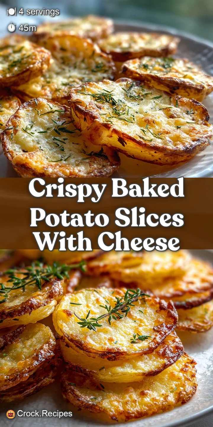 Close-up shot showcasing the cheesy, bubbly, crisp edges of baked potato slices, glistening with oil and sprinkled with fr...