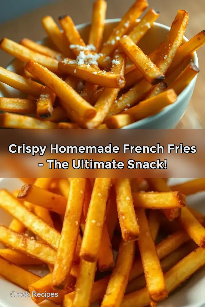 Crispy Homemade French Fries - The Ultimate Snack!