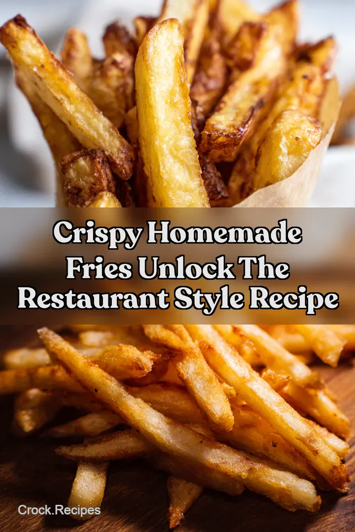 Crispy Homemade Fries Unlock the Restaurant Style Recipe