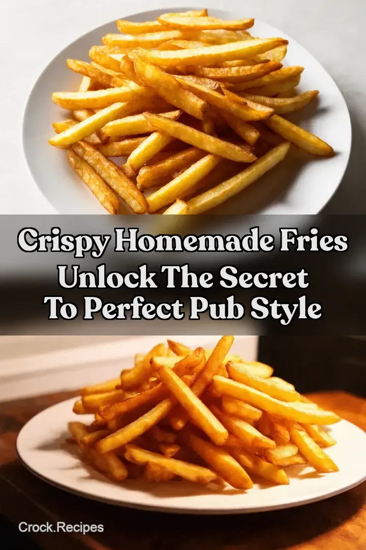 Crispy Homemade Fries Unlock the Secret to Perfect Pub Style