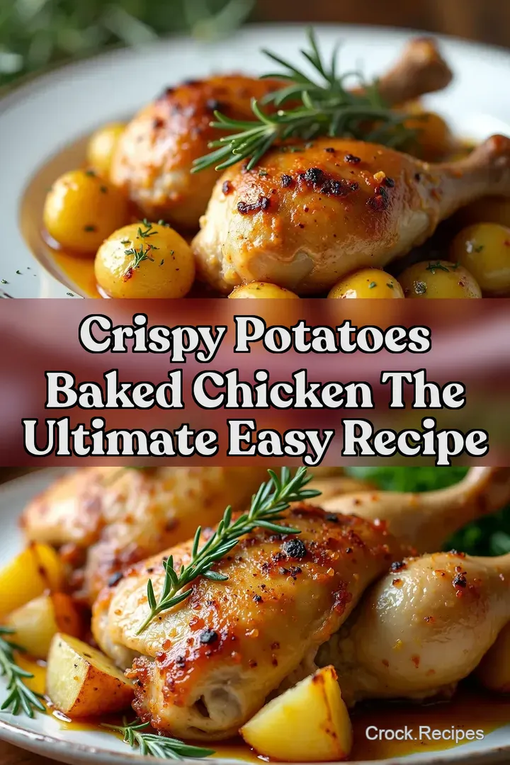 Crispy Potatoes baked chicken The ULTIMATE Easy Recipe