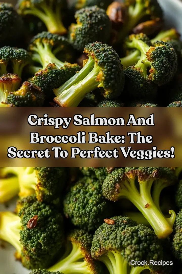 Crispy Salmon and Broccoli Bake: The Secret to Perfect Veggies! : PIN FOR LATER Crispy Salmon and Broccoli Bake: The Secret to Perfect Veggies!