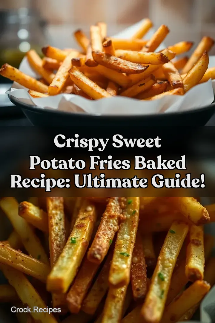 Crispy Sweet Potato Fries Baked Recipe: Ultimate Guide!