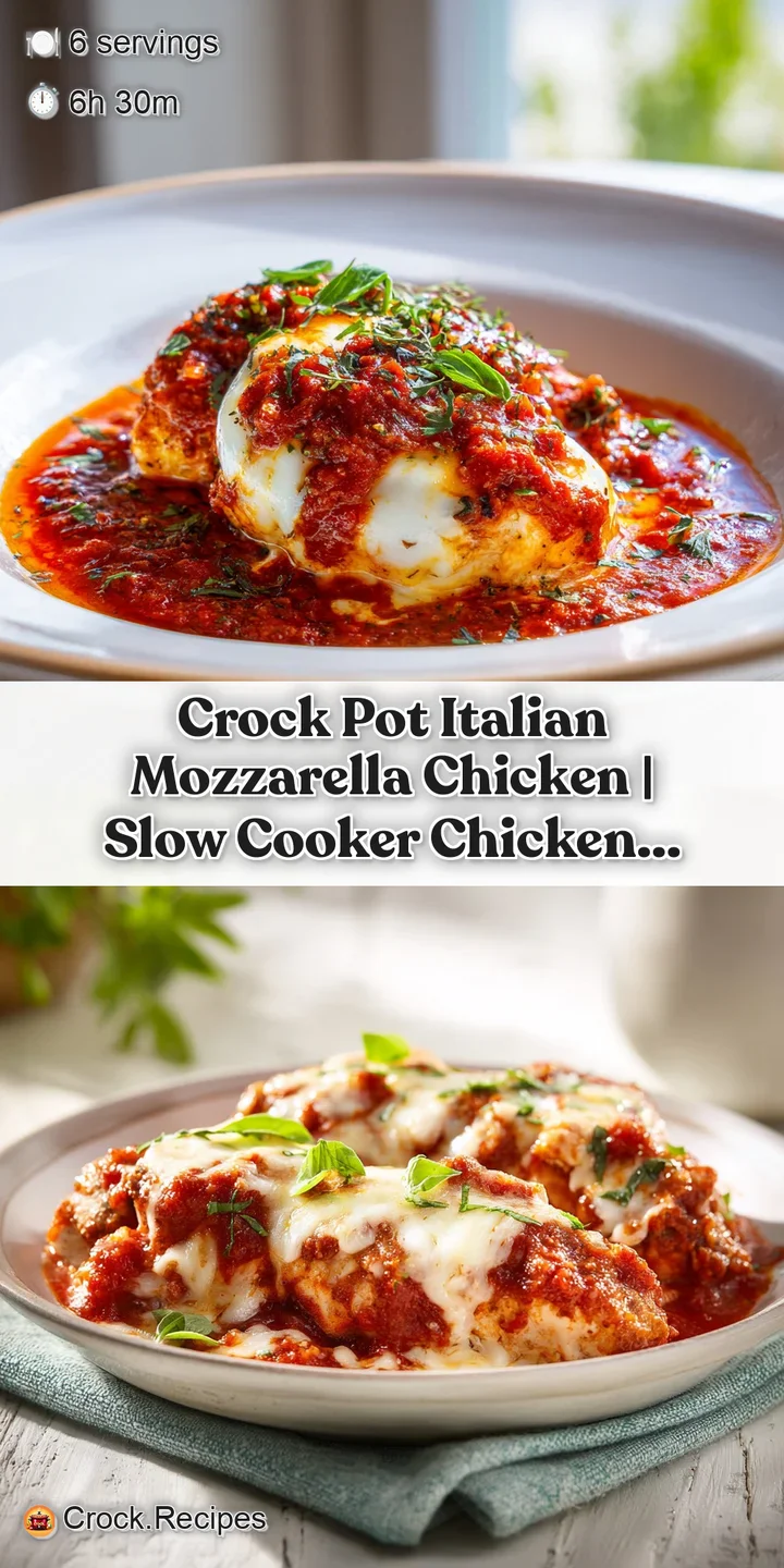 Close-up of gooey, melted white mozzarella cheese stretching over succulent chicken drenched in a savory red sauce.