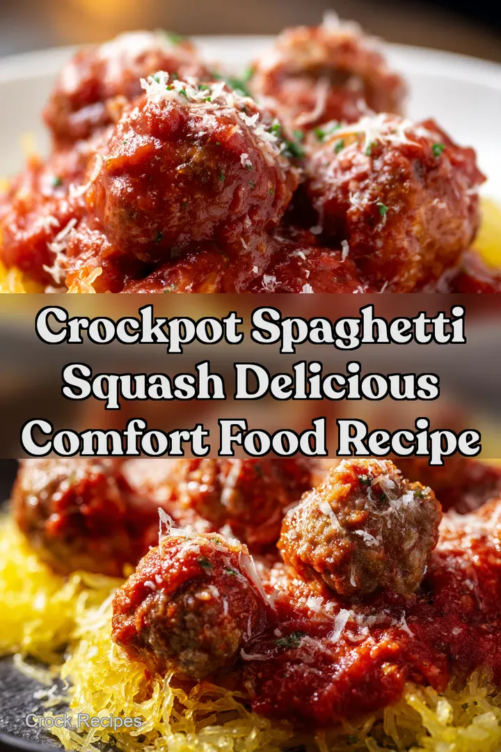 Crockpot Spaghetti Squash Delicious Comfort Food Recipe