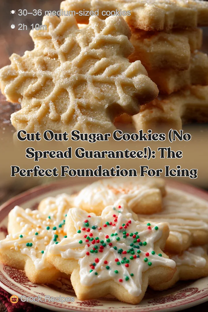Cut Out Sugar Cookies (No Spread Guarantee!): The Perfect Foundation for Icing