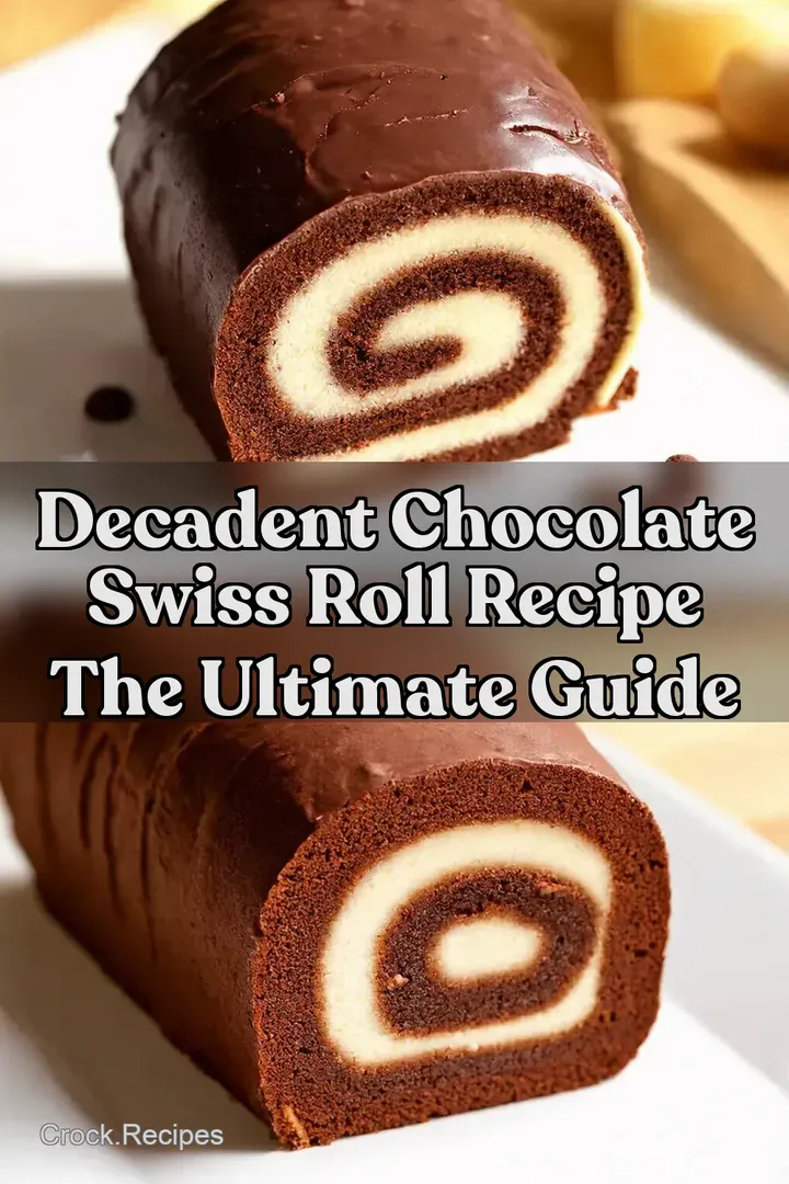 Decadent Chocolate Swiss Roll Recipe The Ultimate Guide