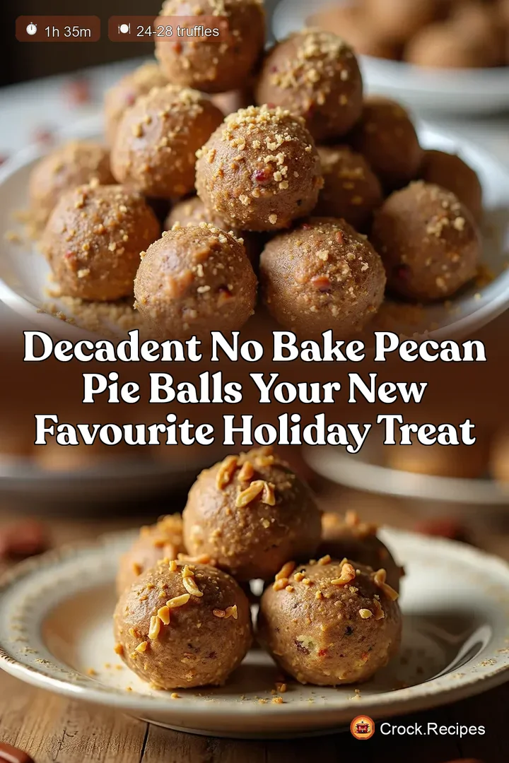 Decadent No Bake Pecan Pie Balls Your New Favourite Holiday Treat