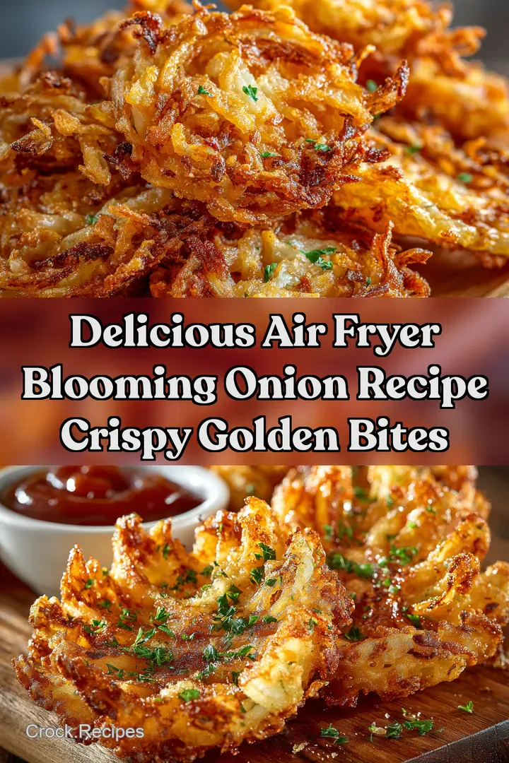 Delicious Air Fryer Blooming Onion Recipe Crispy Golden Bites
