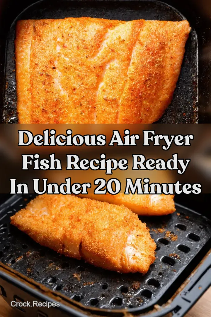 Delicious Air Fryer Fish Recipe Ready In Under 20 Minutes : PIN FOR LATER Delicious Air Fryer Fish Recipe Ready In Under 20 Minutes