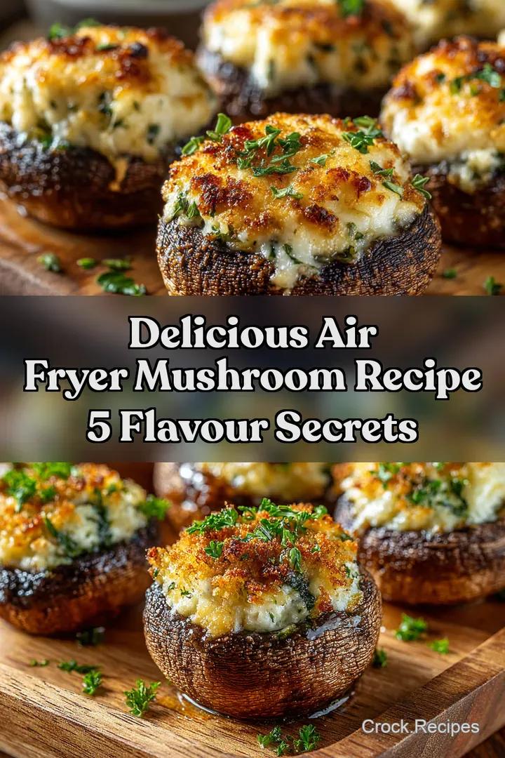 Delicious Air Fryer Mushroom Recipe 5 Flavour Secrets