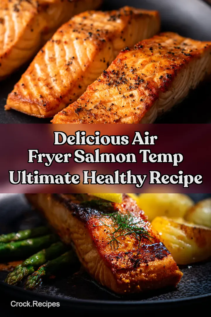 Delicious Air Fryer Salmon Temp Ultimate Healthy Recipe : PIN FOR LATER Delicious Air Fryer Salmon Temp Ultimate Healthy Recipe