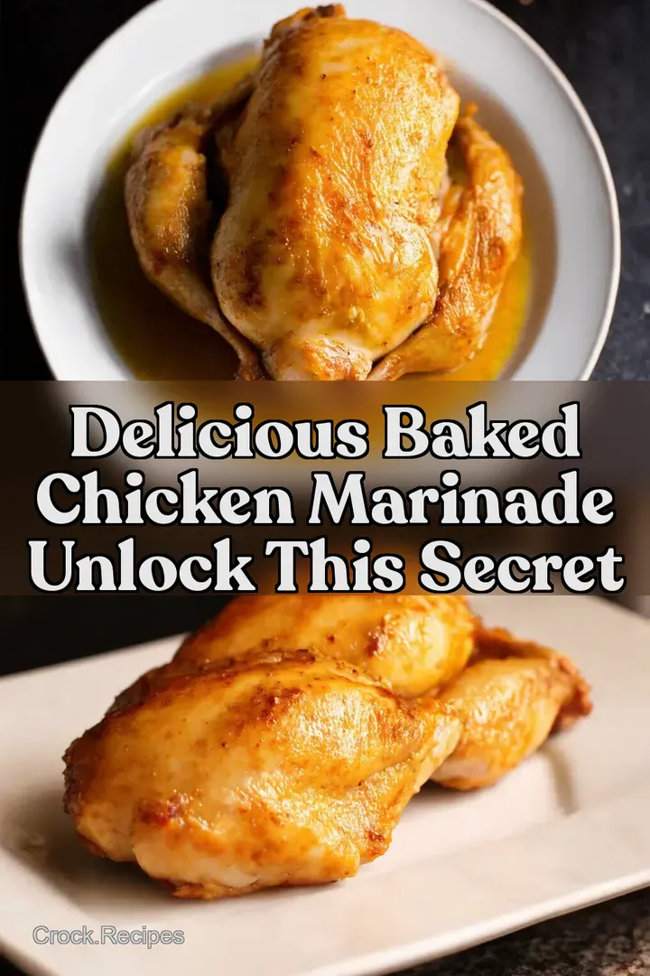 Delicious Baked Chicken Marinade Unlock this Secret