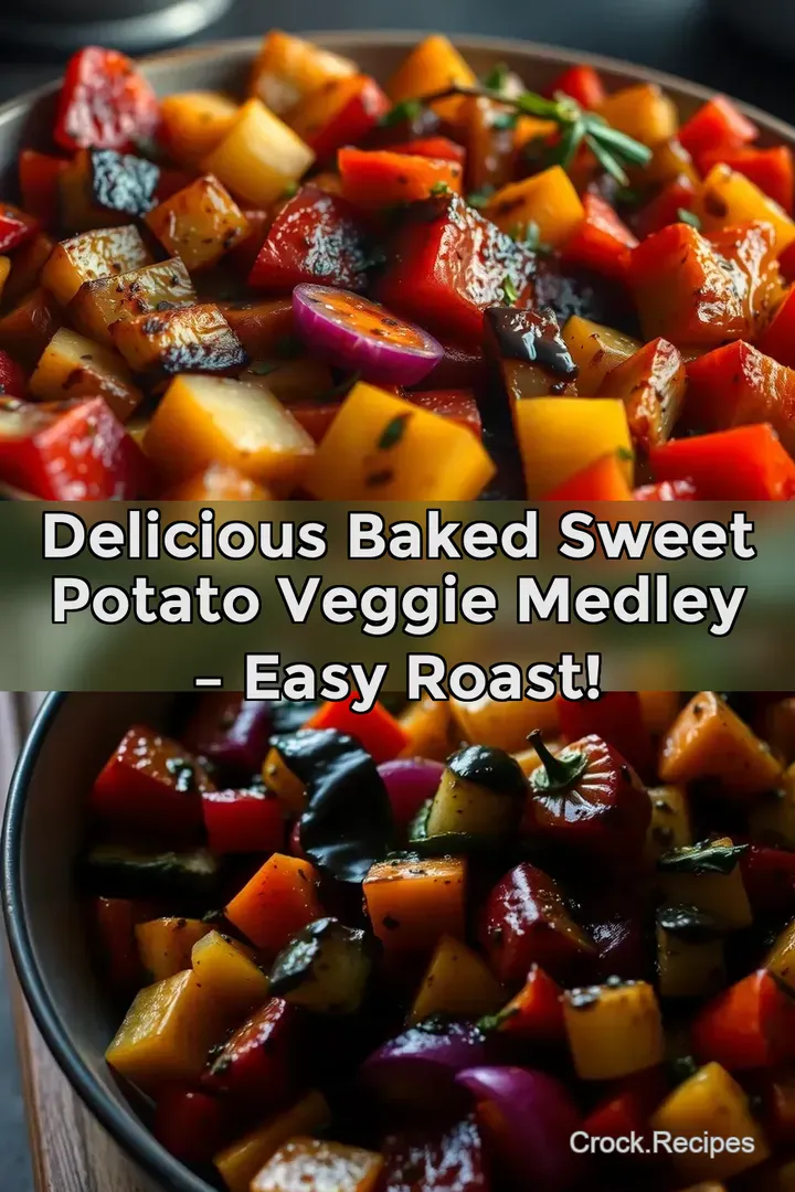 Delicious Baked Sweet Potato Veggie Medley – Easy Roast!