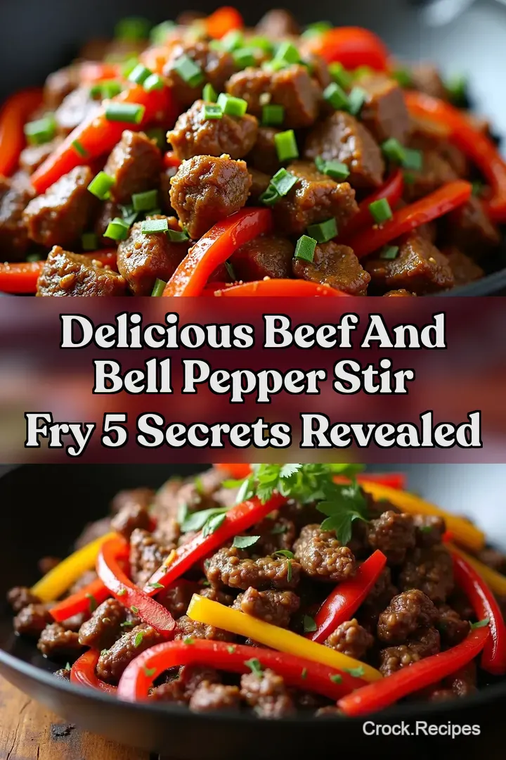 Delicious Beef And Bell Pepper Stir Fry 5 Secrets Revealed