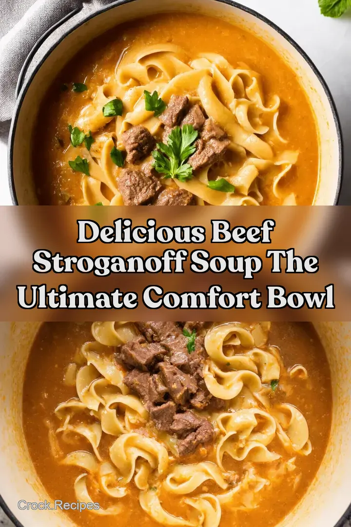Delicious Beef Stroganoff Soup The Ultimate Comfort Bowl