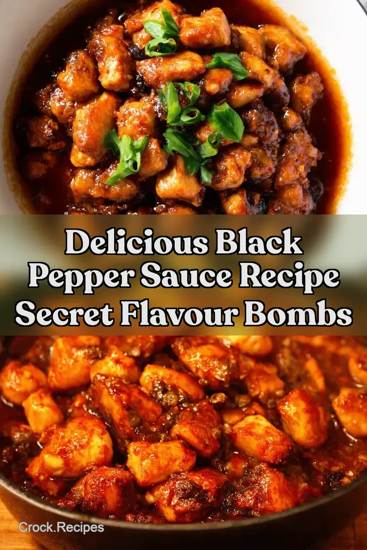 Delicious Black Pepper Sauce Recipe Secret Flavour Bombs
