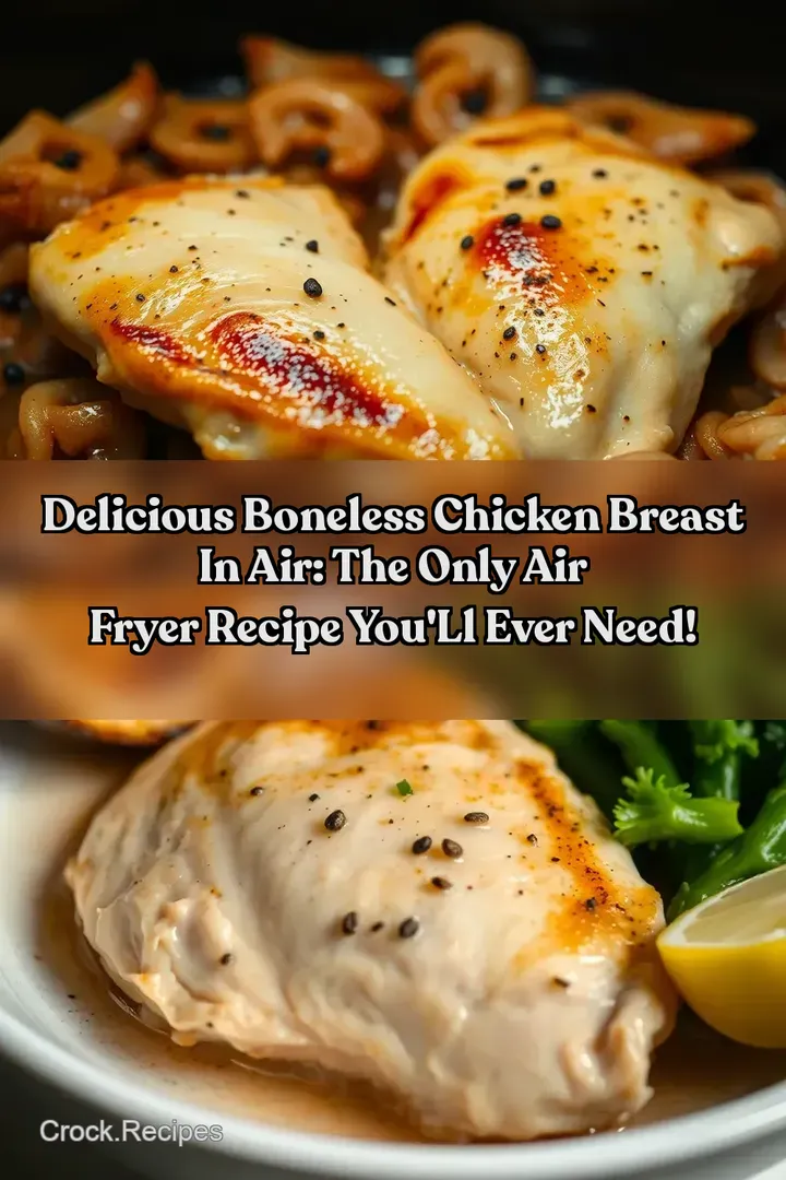 Delicious Boneless Chicken Breast in Air: The Only Air Fryer Recipe You ll Ever Need!