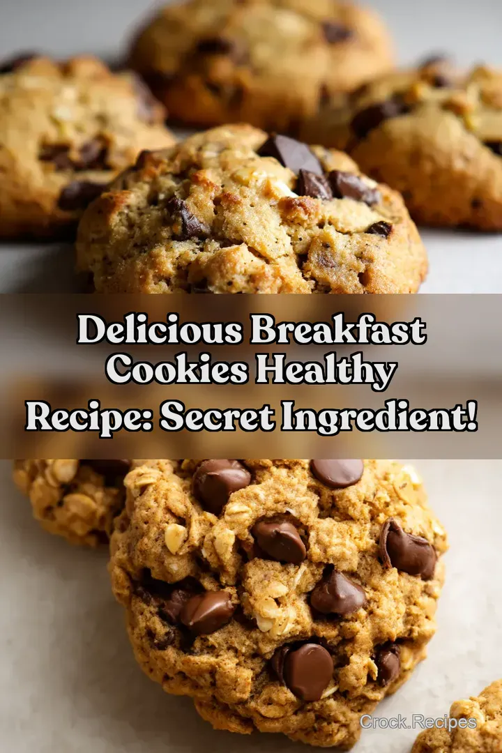 Delicious Breakfast Cookies Healthy Recipe: Secret Ingredient!