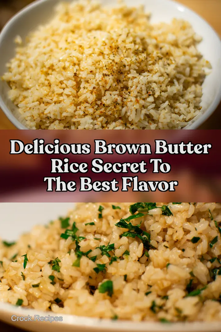 Delicious Brown Butter Rice Secret To The BEST Flavor