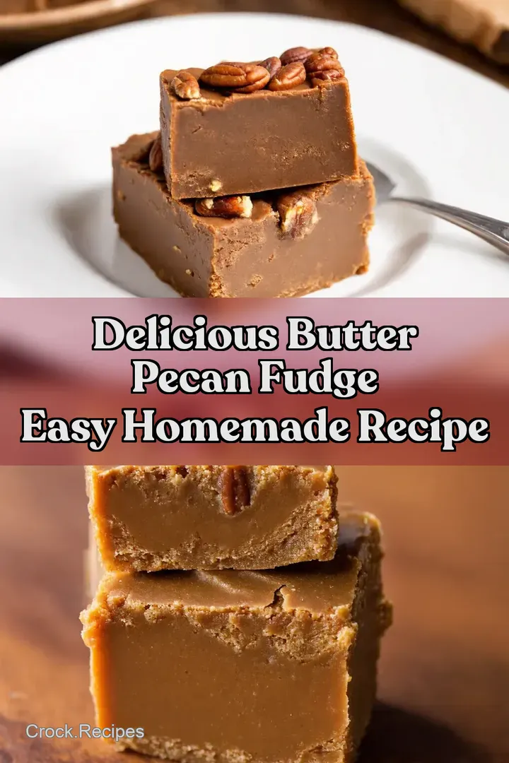 Delicious Butter Pecan Fudge Easy Homemade Recipe