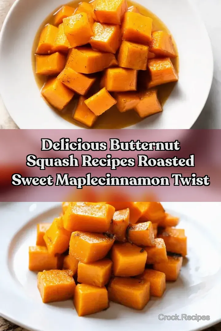 Delicious Butternut Squash Recipes Roasted Sweet MapleCinnamon Twist : PIN FOR LATER Delicious Butternut Squash Recipes Roasted Sweet MapleCinnamon Twist