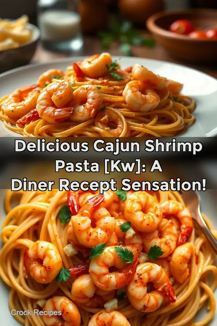 Delicious Cajun Shrimp Pasta [kw]: A Diner Recept Sensation!