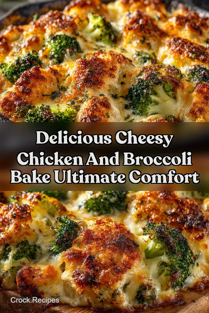 Delicious Cheesy Chicken And Broccoli Bake Ultimate Comfort