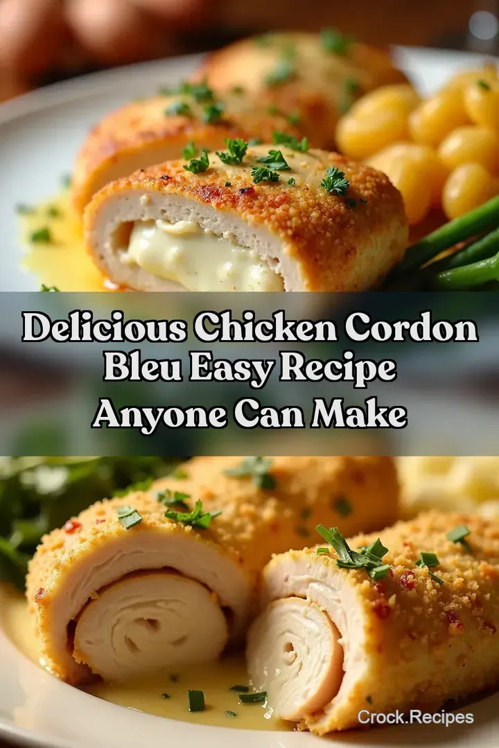 Delicious Chicken Cordon Bleu Easy Recipe Anyone Can Make