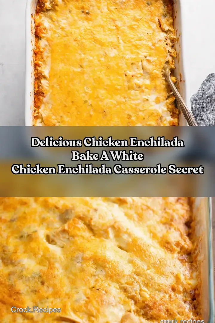 Delicious Chicken Enchilada Bake A White Chicken Enchilada Casserole Secret