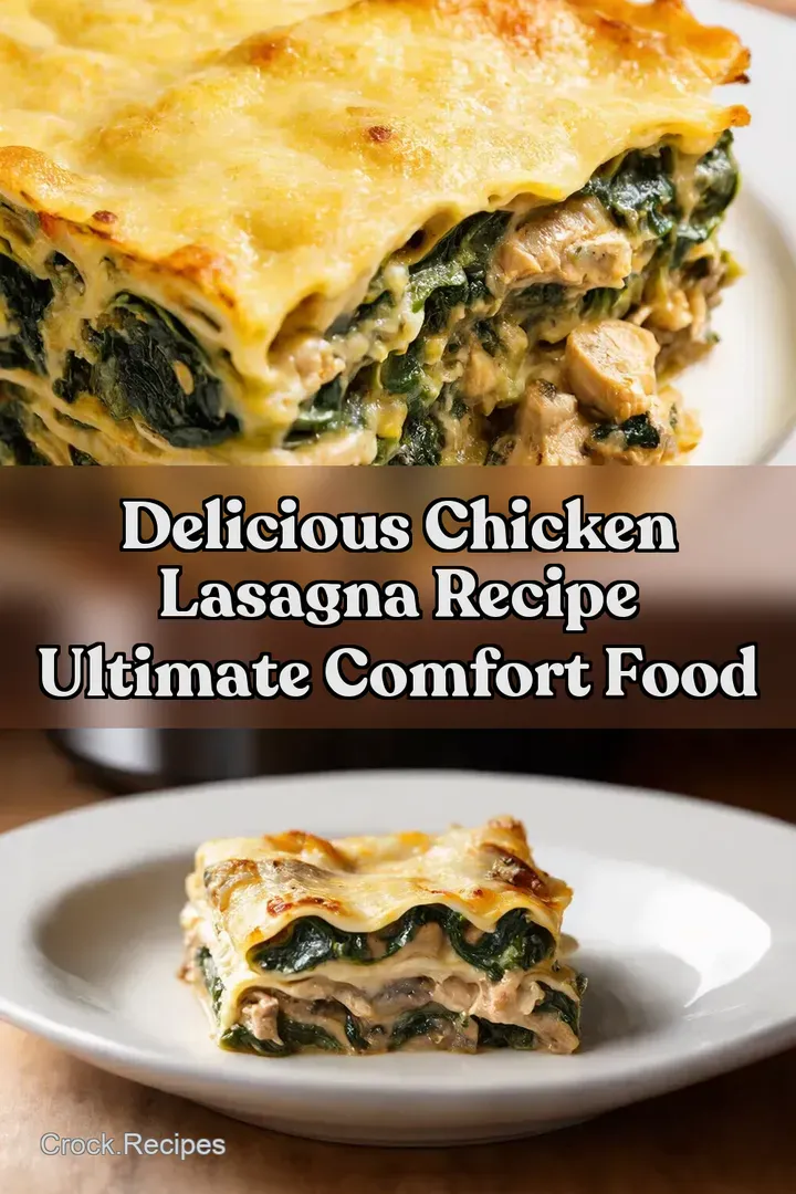Delicious Chicken Lasagna Recipe Ultimate Comfort Food
