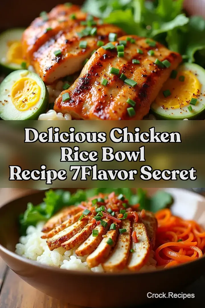 Delicious Chicken Rice Bowl Recipe 7Flavor Secret
