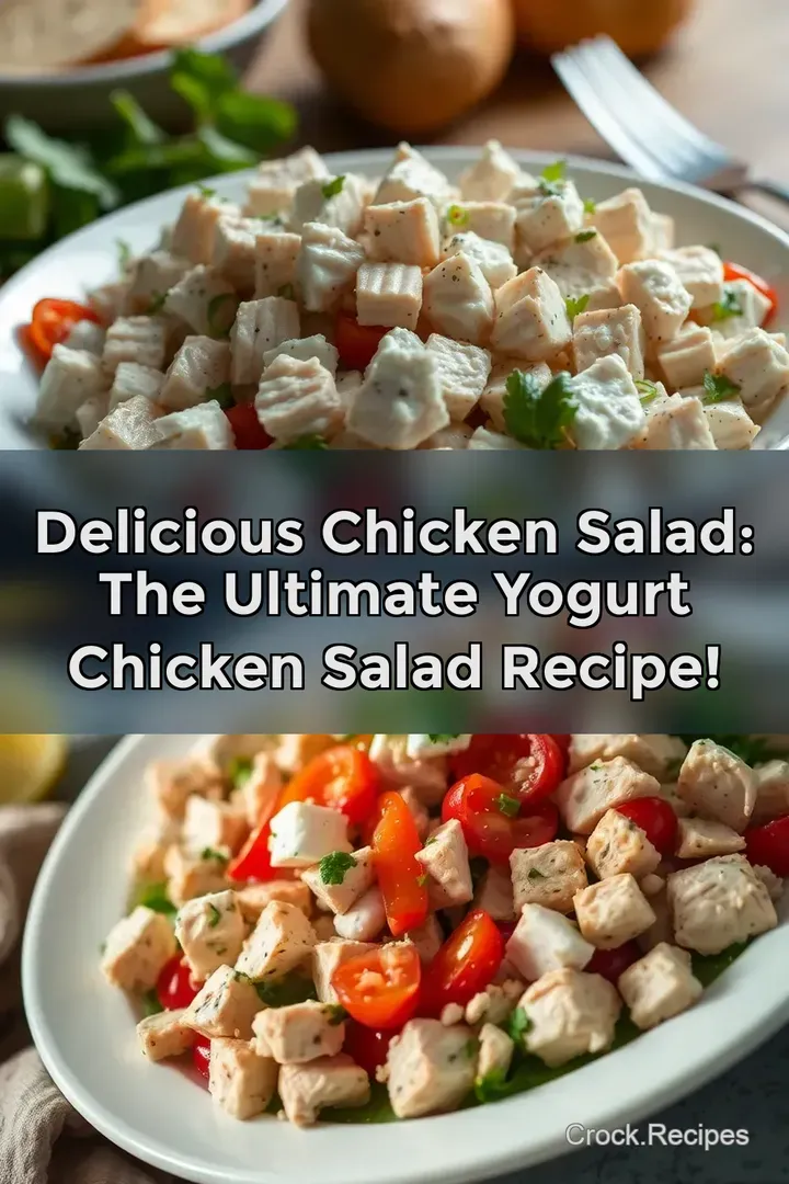 Delicious Chicken Salad: The Ultimate Yogurt Chicken Salad Recipe!