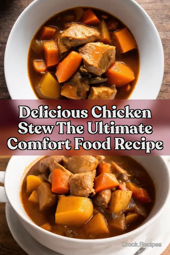 Delicious Chicken Stew The Ultimate Comfort Food Recipe