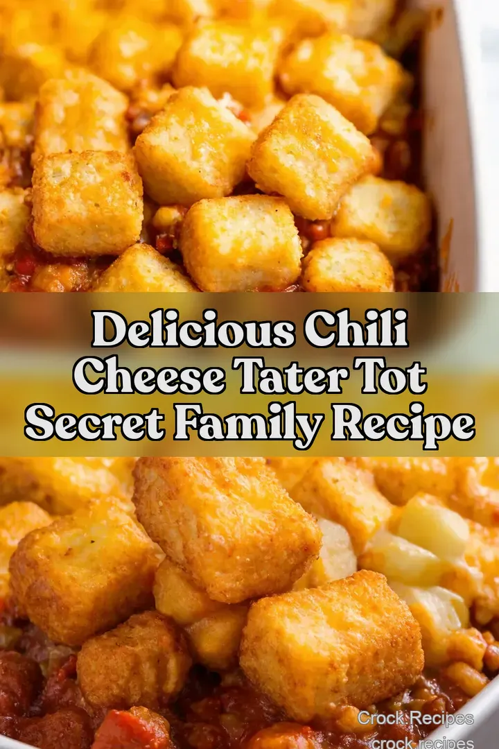 Delicious Chili Cheese Tater Tot Secret Family Recipe