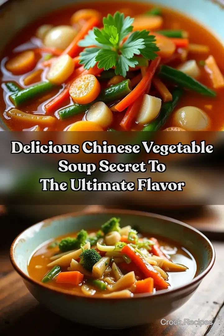 Delicious Chinese Vegetable Soup Secret To The Ultimate Flavor